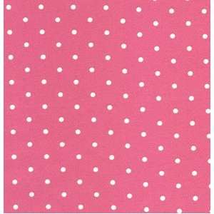  Pink and White Polka Dot Fabric by Tanya Whelan Arts 