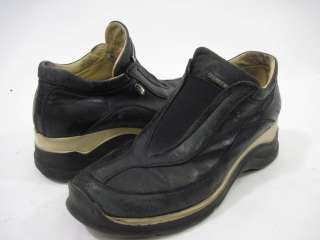 CESARE P. Black Leather Shoes Sneakers Size 5  