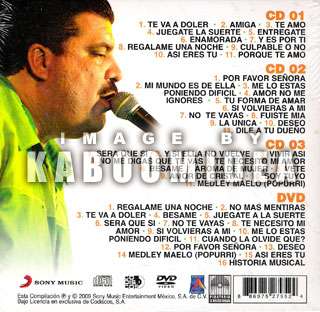 3CDS+1DVD MAELO RUIZ Lo Esencial 3 CD + 1 DVD EXITOS NEW SEALED Salsa 