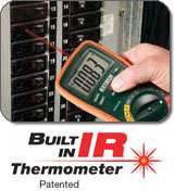  Extech EX470 True RMS Multimeter and Infrared Thermometer 