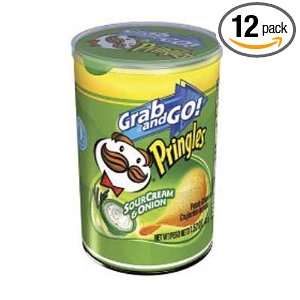 Pringles Sour Cream Onion Flavor, 1.41 Ounce (Pack of 12)  