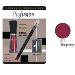  Combination Lip Gloss, Lip Liner Pencil And Sharpener 