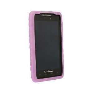  Motorola Razr Maxx Hybrid Case   Black/Purple Cell Phones 