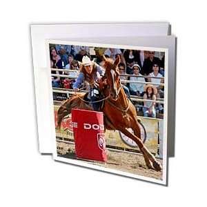  Horse   Barrel Racing   Greeting Cards 12 Greeting Cards 