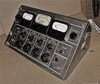 Vintage Tube Auricon Mixer Record Amplifier  