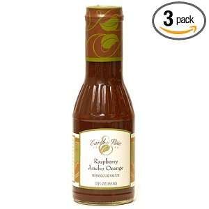 Earth & Vine Provisions Raspberry Ancho Orange Barbecue Sauce, 12 