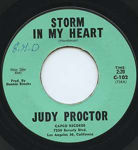 HEAR   Rare Soul / Teen 45   Judy Proctor   Storm In My Heart  