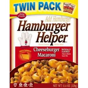 Hamburger Helper, Cheeseburger Macaroni, 10 Serving Box (Pack of 6 