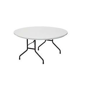   Commercial Duty Folding Table 60 Round, Gray Granite: Home & Kitchen