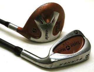 TAYLORMADE 2009 Burner Irons + R9, RAC OS, Rescue Fairway, 2 