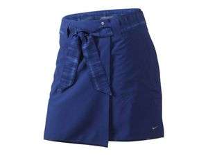 Nike Golf Womens Convertible Skirt Shorts Skort Belt UV $80 Blue 
