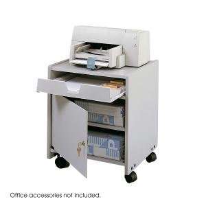 Safco Office Machine Mobile Stand w/ Locking Cabinet  