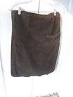   PLUSH CHOCOLATE BROWN SHOWER TOWEL WRAP 32 46 BETTER QUALITY WRAP