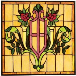    The Crusaders Shield Stained Glass Window: Arts, Crafts & Sewing