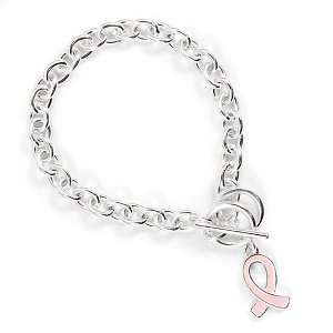   Link Breast Cancer Awareness Bracelet, Silver Tone, 1 ea Jewelry