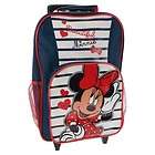   Mouse Stripe School Travel Trolley Roller Wheeled Bag New Gift