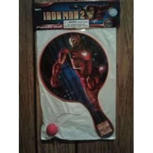  IRON MAN 2 SUPER SIZE PADDLE BALL Toys & Games