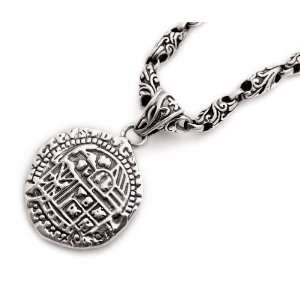   Silver Pirate Coin Pendant, P7559 Henry Anthony Sanny Jewelry