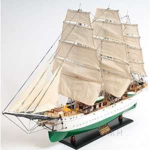  Danmark Training Tall Ship Wooden Model Sailboat 38