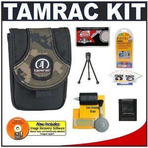  Tamrac 5204 T4 Deluxe Camera Bag (Camo) + Accessory Kit 