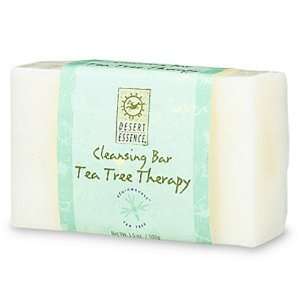 com Desert Essence Cleansing Soap Bar with Tea Tree Therapy   3.5 oz 