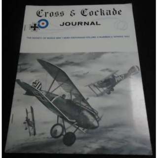 1963 Cross & Cockade Journal WWI World War I Aviation  