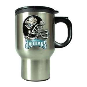 Jacksonville Jaguars Stainless Steel Travel Mug  Sports 