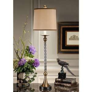  Wildwood Lamps 9309 Trumpets 1 Light Table Lamps in Brass 