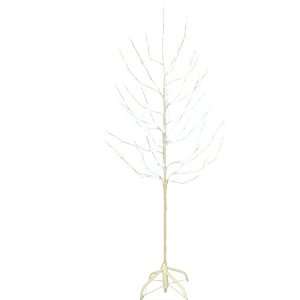   Feet Pre Lit White Twig Tree with 120 White LED Lights: Home & Kitchen