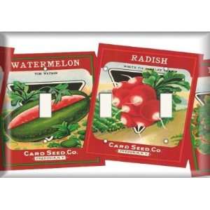   Switch Plate   Radish / Watermelon Seed Packets