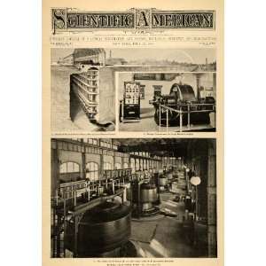   Cover Scientific Niagara Fall Power Plant Machines   Original Cover