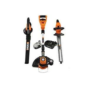Worx 18 Volt Cordless Blower, String Trimmer and Hedge Trimmer 
